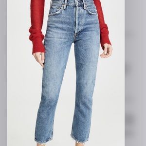 AGOLDE Riley High Rise Straight Crop, size 26 EUC